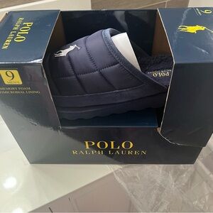 Polo by Ralph Lauren Men's Quilted Navy Slip-Ons